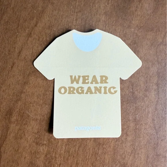 Wear Organic Patagonia Sticker - Picture 1 of 1